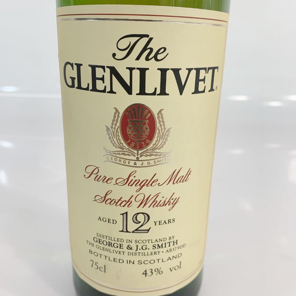 未開栓 the GLENLIVET グレンリベット 12年 750ml 43% 古酒 洋酒
