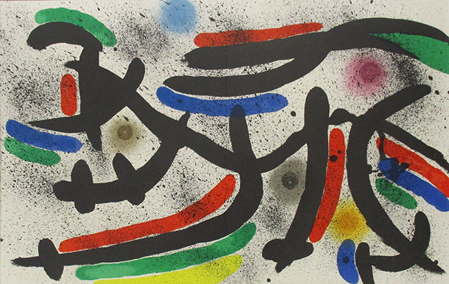 豊富な，品質保証 ジョアン・ミロ（Joan Miro）『作品IX』 リトグラフ