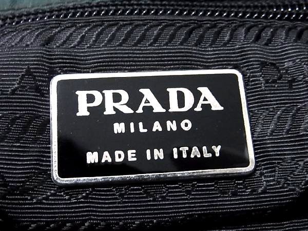 1円 PRADA プラダ テスートナイロン トートバッグ ショルダーバッグ 肩掛けかばん レディース メンズ ダークグリーン系 BA9906キタ プラダ 1円 PRADA BP8796 カーキ系 ブラック