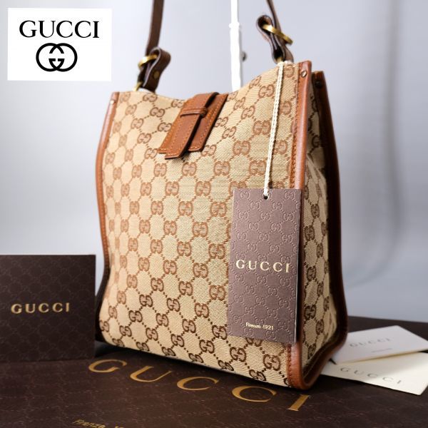 SALE！最終値下げ！！【美品】○GUCCI○GGスプリームトートバック 
