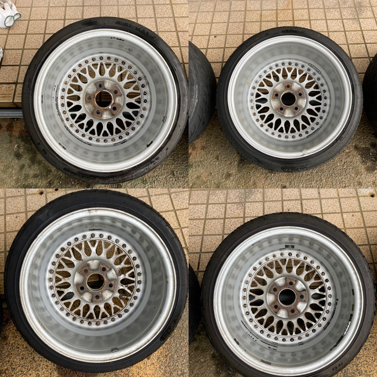 BBS RS324 17インチ 9J 旧車 深リム 当時物 PCD 114.3 5穴 希少品 激 