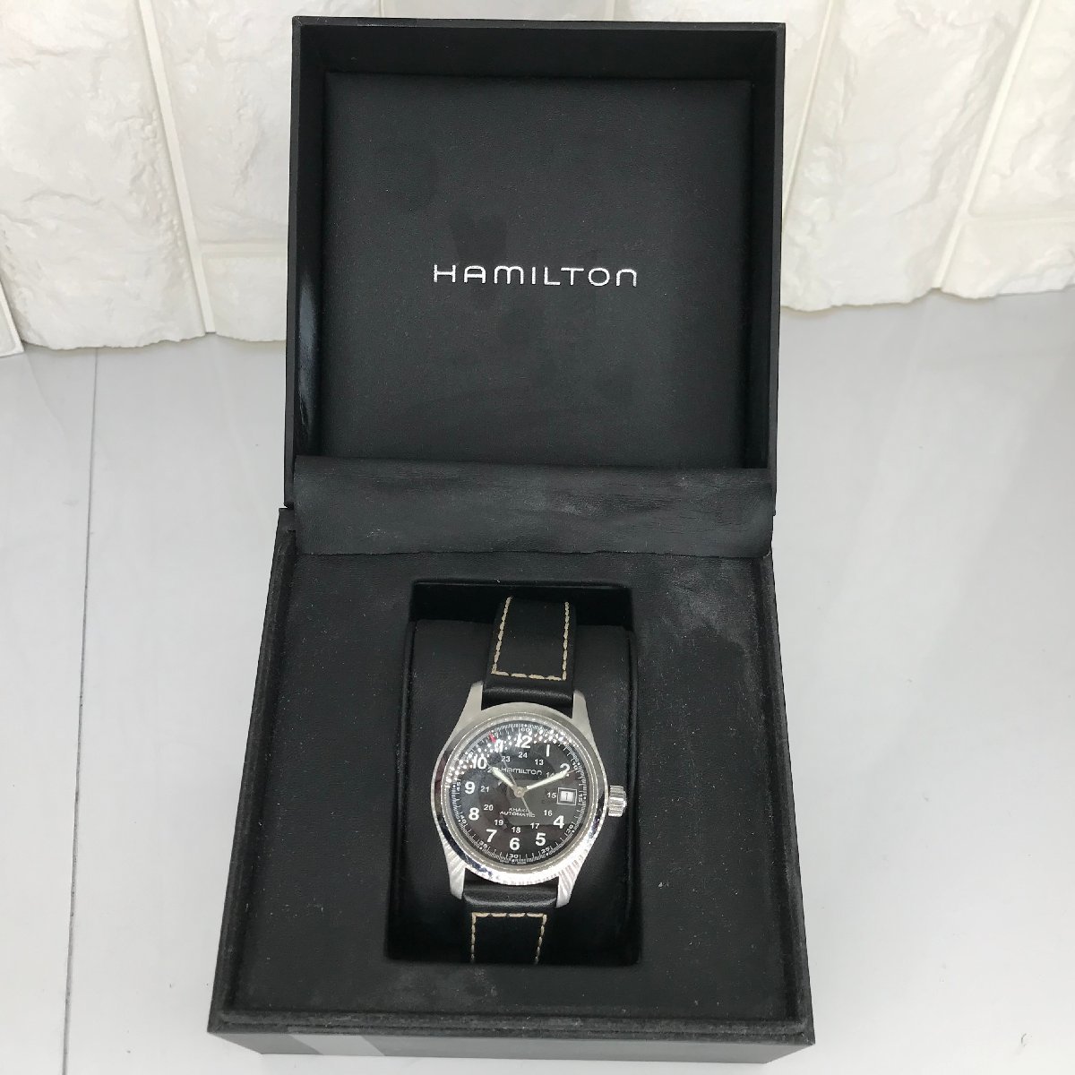 Θ春日部店【USED品】HAMILTON ハミルトン H704450 KHAKI カーキ 腕時計 