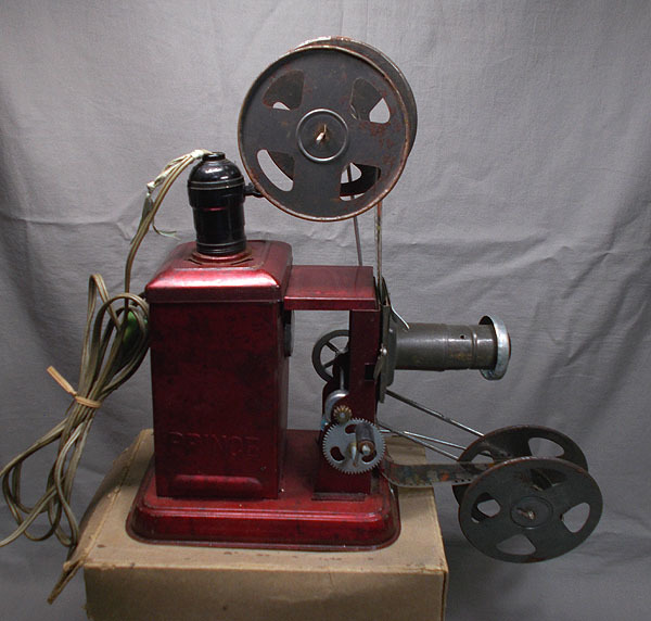 昭和レトロ【プリンス映写機 35mm 手廻し式プロジェクター フィルム 