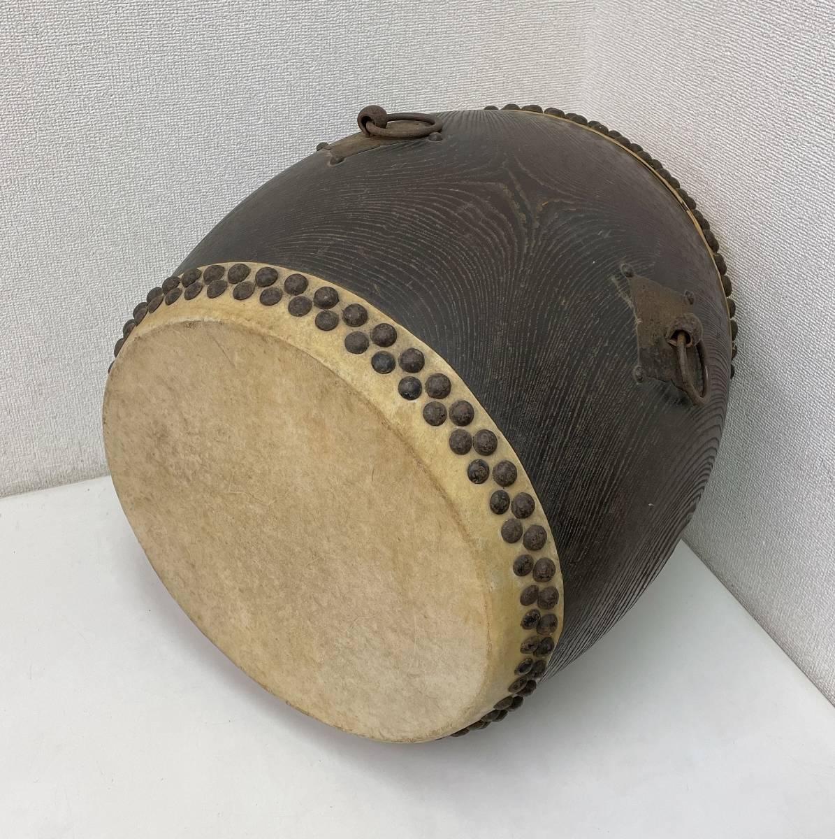 古い 和太鼓 長胴太鼓】直径約36cm/宮太鼓/神社・お寺・お祭り・学校 