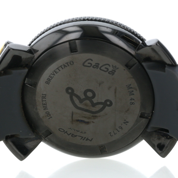 ジャンク】ガガミラノ GAGAMILANO マヌアーレ MM48 6054-6 クオーツ