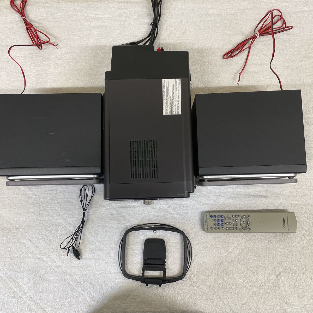 希少稼働品○Victor/ビクター UX-QD7 DVD・CD・MD・カセットコンポ