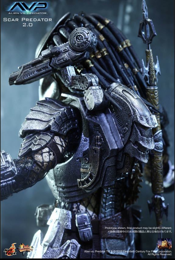 開封 未使用 ホットトイズ ムービーマスターピース AVP 1/6 スカー