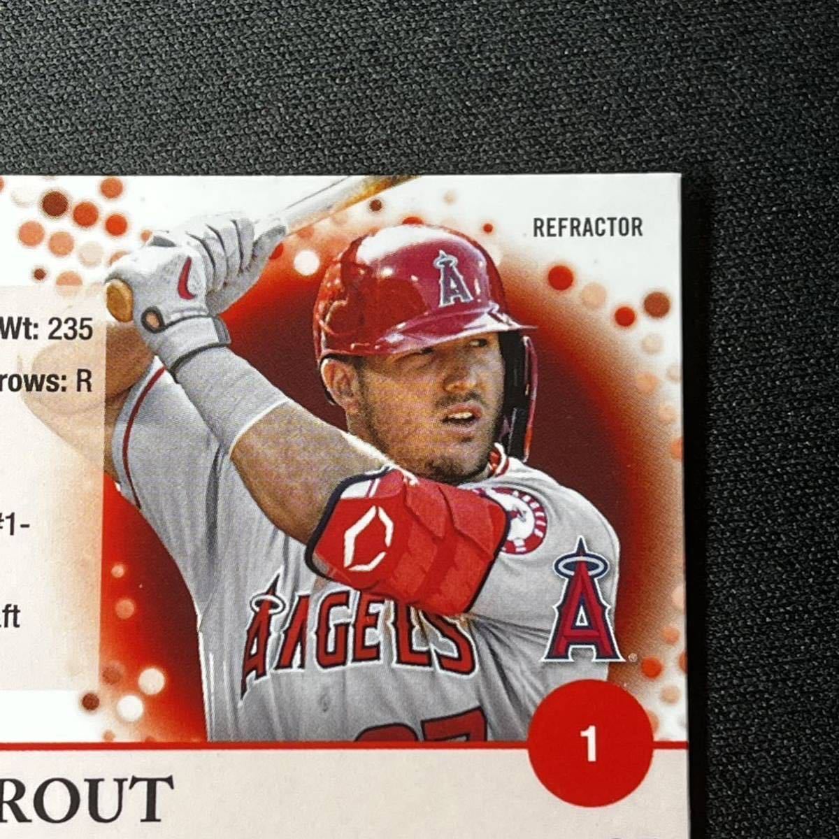 2022 Topps Pristine マイク・トラウト No.1 リフラクターパラレル 
