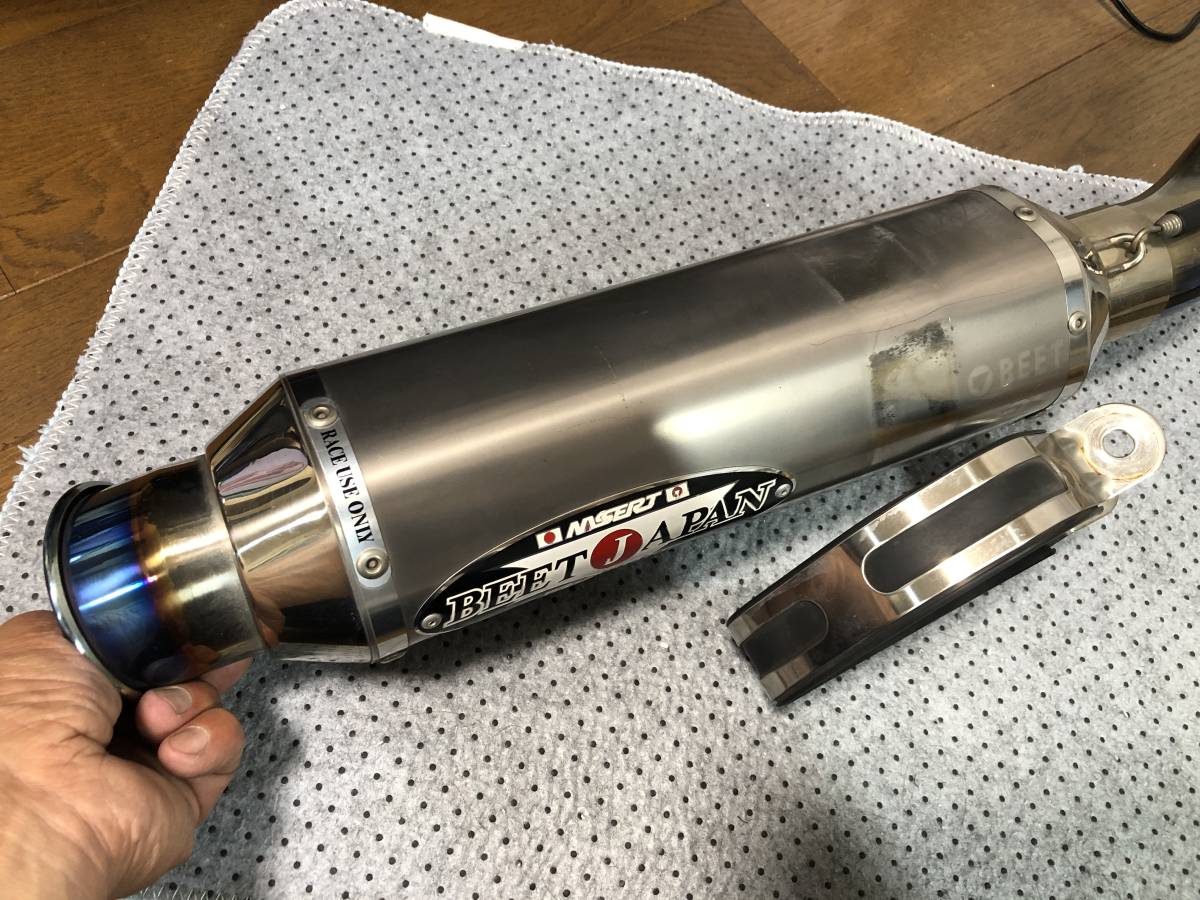 BEET Japan NASSERT Evolution 中古傷凹み有り レース用 スリップオン 