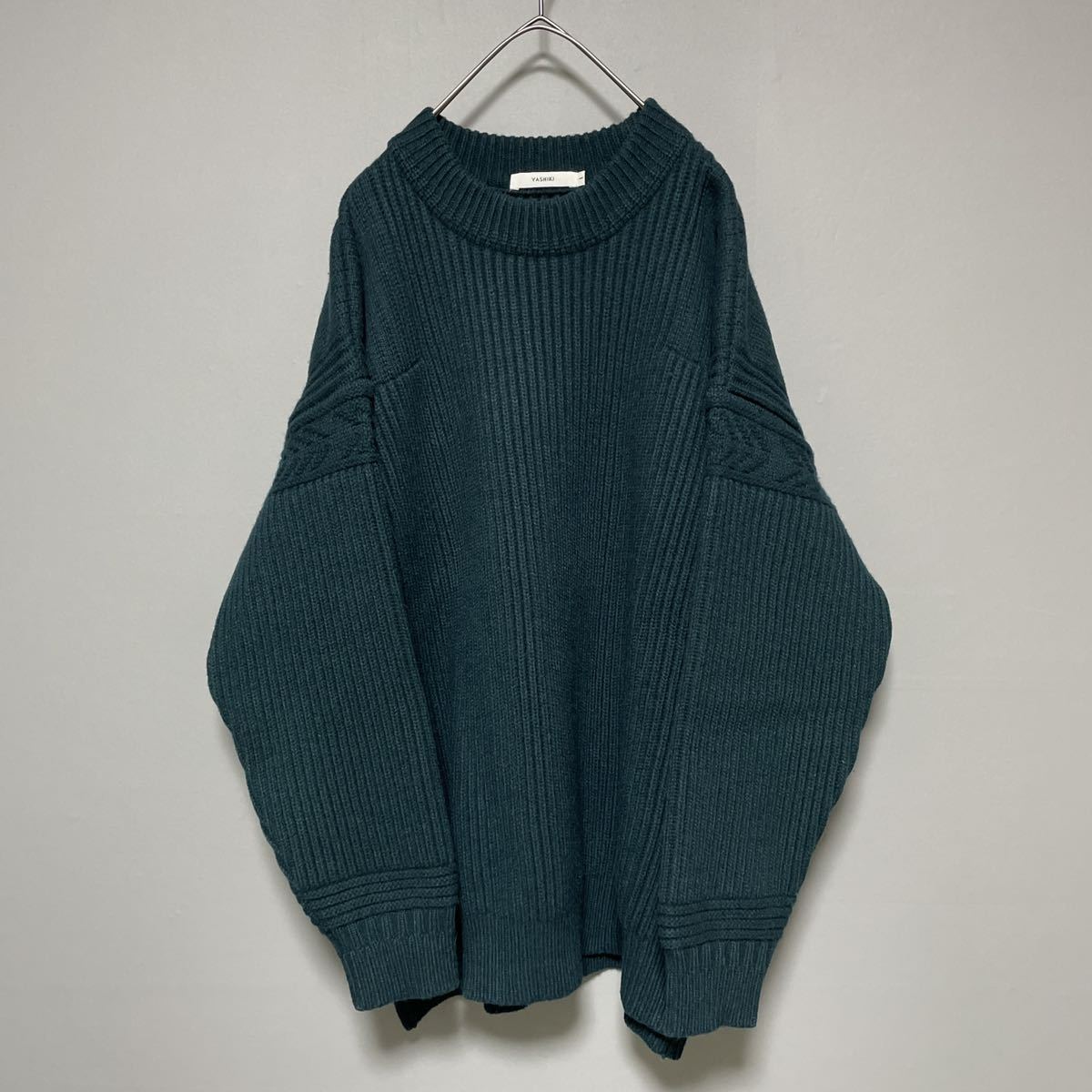 美品YASHIKI ヤシキ 16AW シモバシラ ニット セーター size1 肉厚 