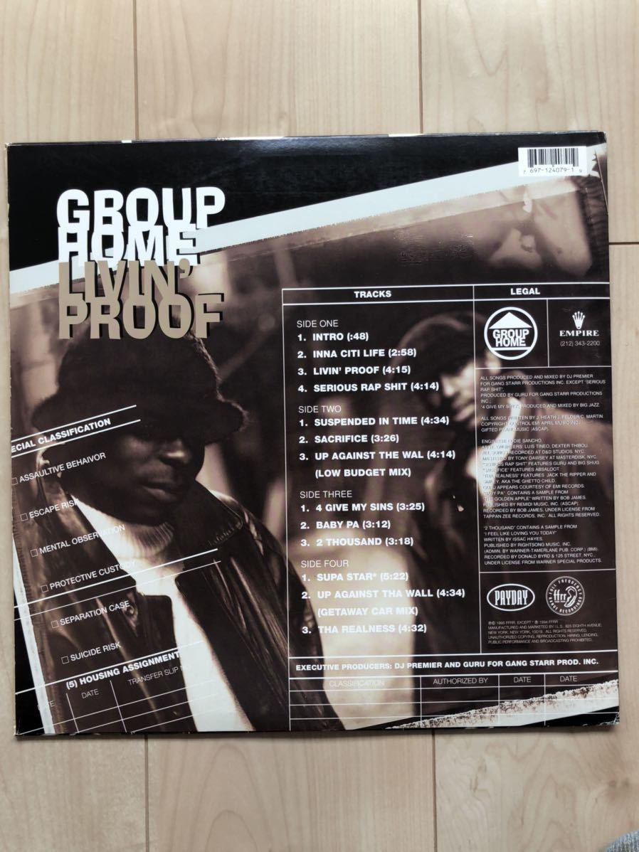 Livin' Proof ⁄ Home GROUP HOME Group | RECORDS Payday WAXPEND (LP
