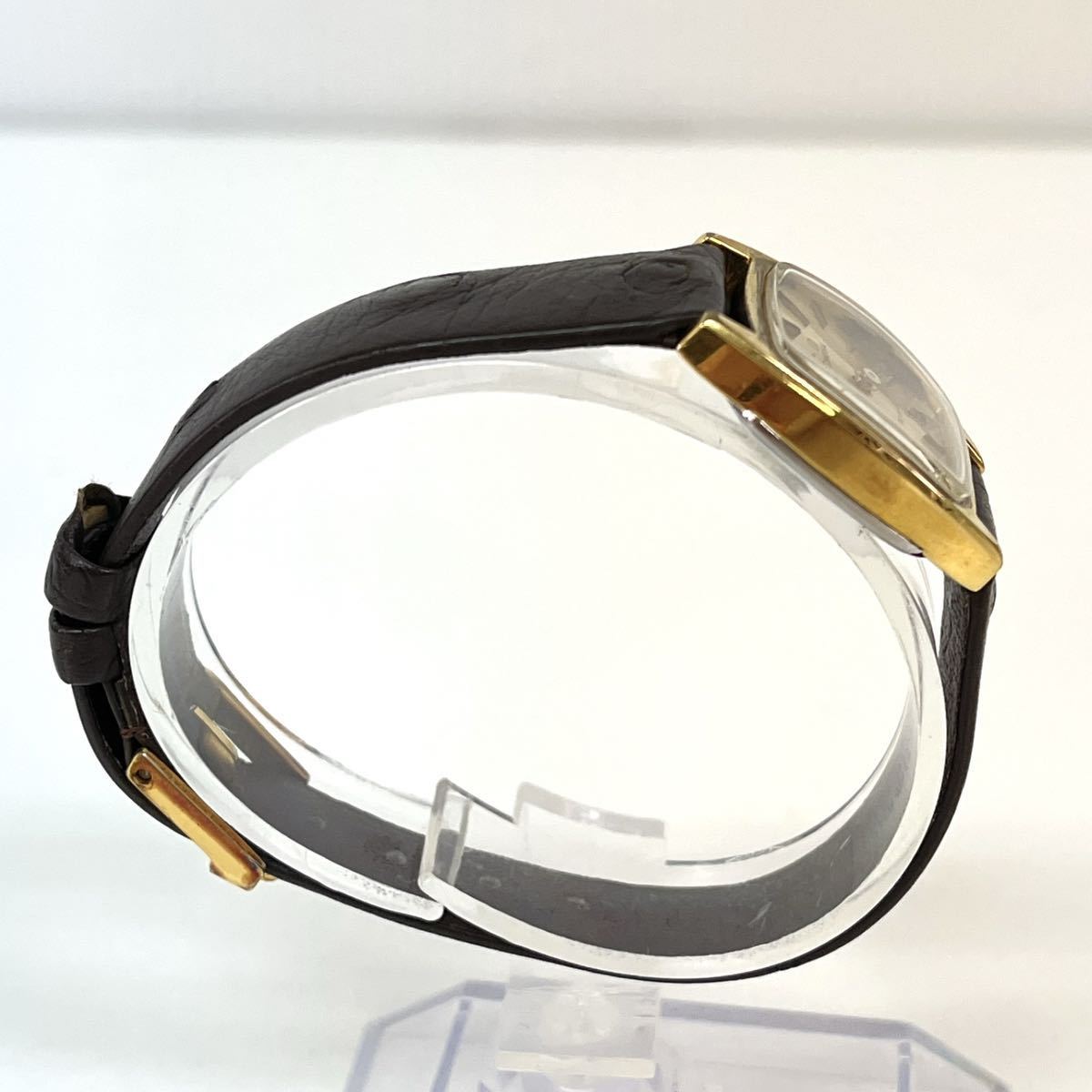OMEGA DEVILLE オメガ デビル 手巻き 腕時計 ウォッチ オーストリッチ