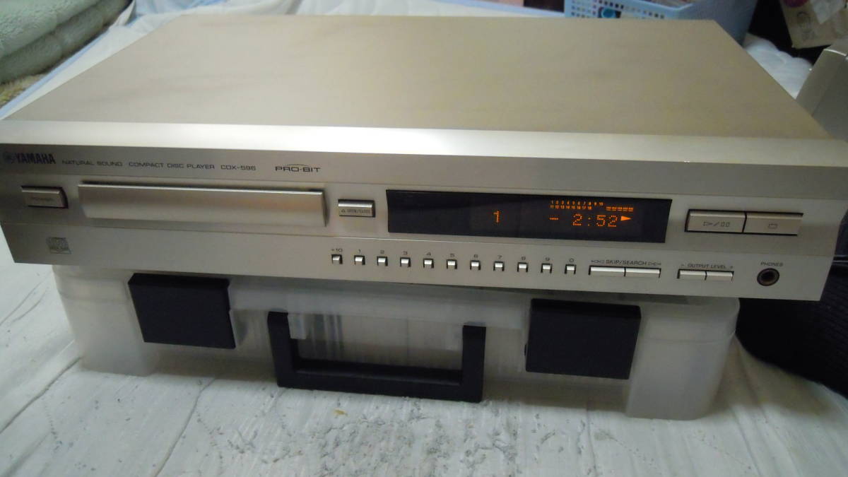 YAMAHA 名機　CDX-596 CDプレーヤ　CDRテストOK！