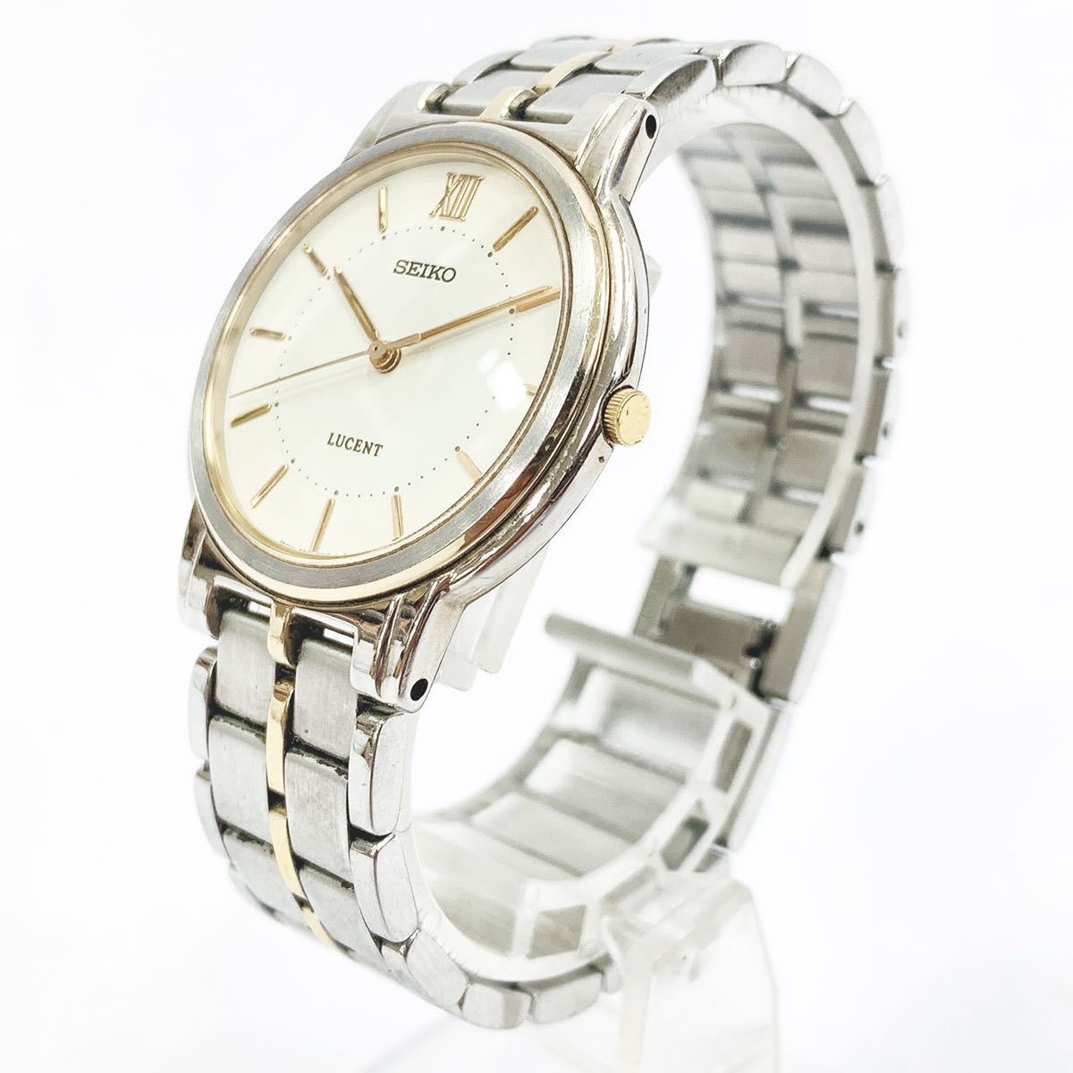 SEIKO セイコー LUCENT ルーセント 5E21-6E90 クォーツ メンズ腕時計 