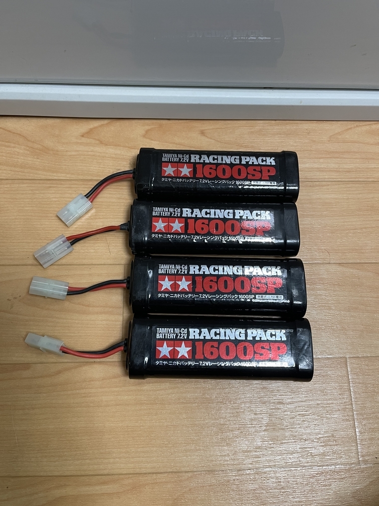 セール，爆買い タミヤ レーシングパック 1600SP ニッカド 7.2V バッテリー Ni-Cd 4本セット 02(バッテリー、充電器)｜売買されたオークション情報、yahooの商品情報をアーカイブ公開 - オークファン バッテリー、充電器