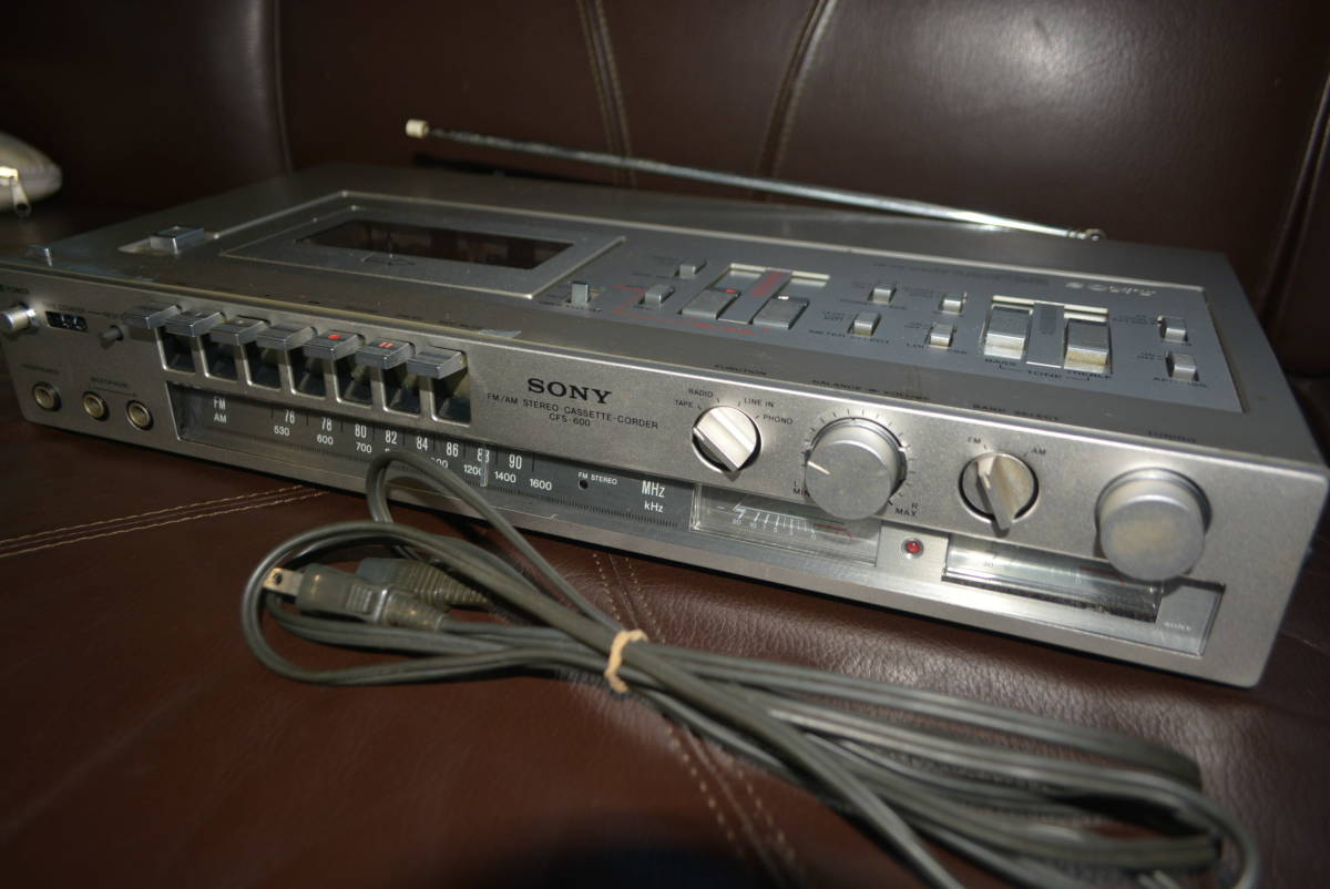 SONY CFS-W600 ソニー 昭和レトロ ラジカセ ダブルラジカセ Yahoo