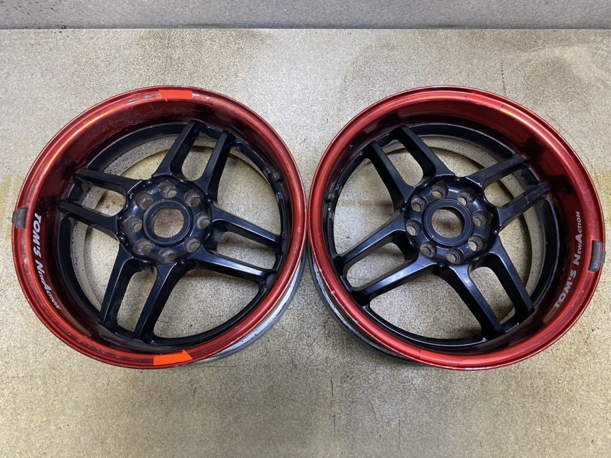 TOM'S newaction　トムス ニューアクション JAPAN 15インチ 15X6.5J +32 100/4H 中古2本 深リム NEW ニューアクション ACTION TOMS's TOM'S(トムス)のホイールの口コミ・パーツレビュー 0