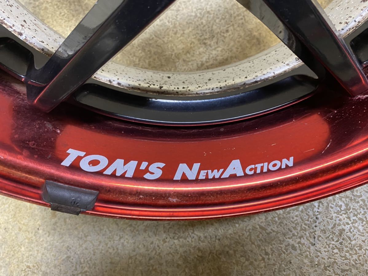 TOM'S newaction　トムス ニューアクション JAPAN 15インチ 15X6.5J +32 100/4H 中古2本 深リム NEW ニューアクション ACTION TOMS's TOM'S(トムス)のホイールの口コミ・パーツレビュー 0