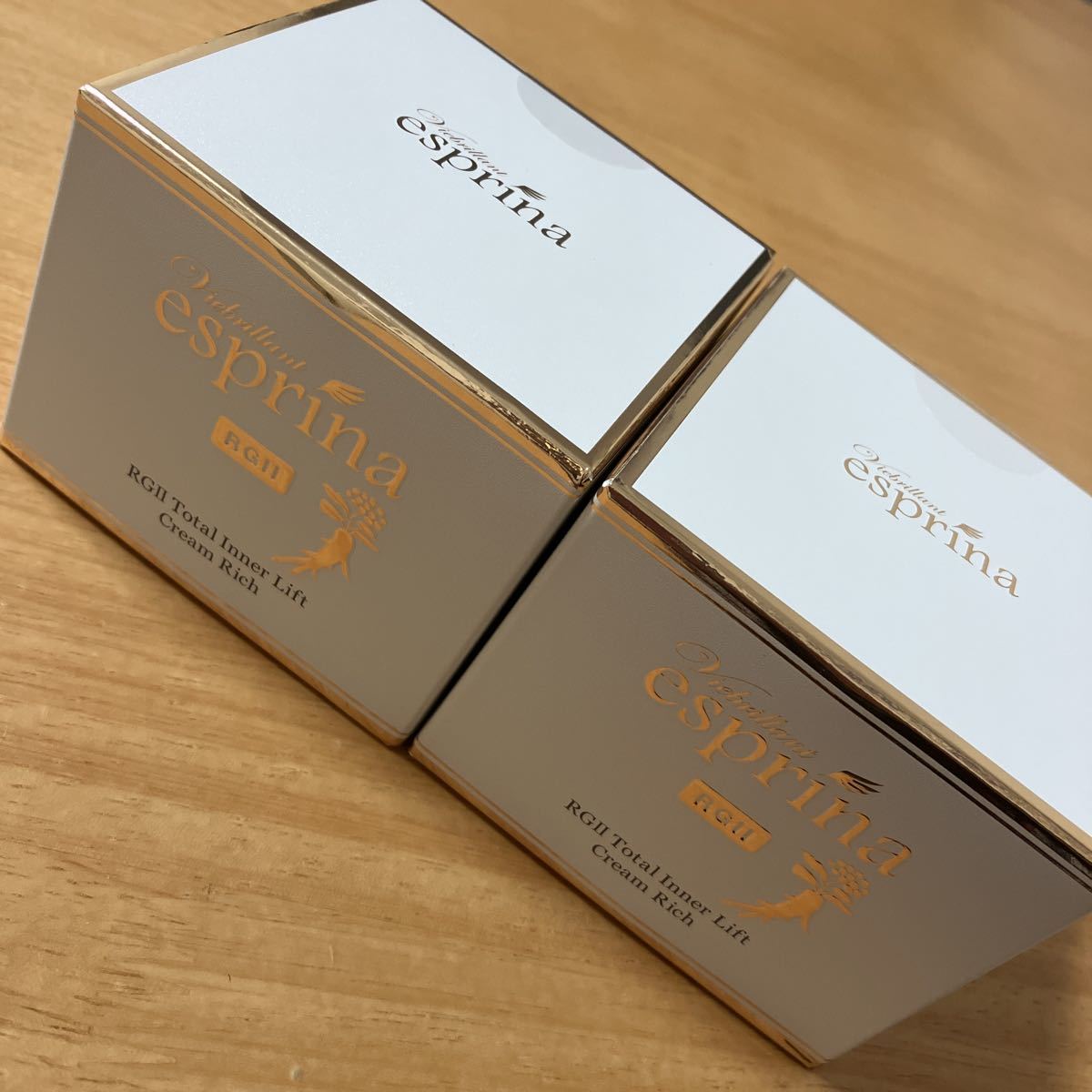 新品 esprina RGII トータルインナー リフト クリーム リッチ2個入 2個 ヴィブリアンエスプリーナ RGIIトータル インナーリフトクリーム