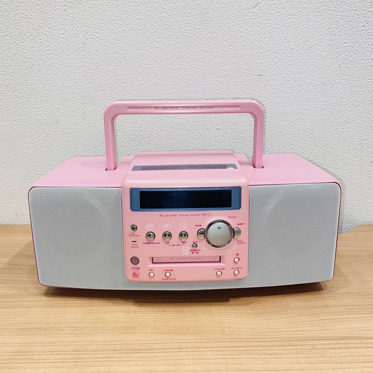 人気SALE，人気 KENWOOD/ケンウッド MDラジオ MDX-L1 ピンク 31467(ケンウッド)｜売買されたオークション情報、yahooの商品情報をアーカイブ公開 - オークファン ケンウッド