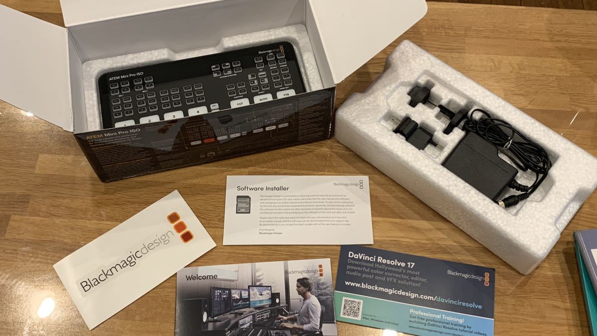 Blackmagic design ライブスイッチャー ATEM Mini Pro ISO 美品 ATEM