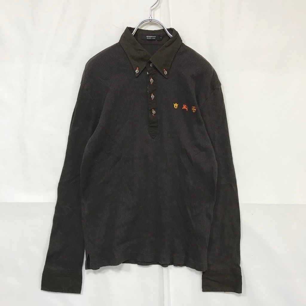 BURBERRY BLACK LABEL/バーバリーブラックレーベル 長袖 シャツ ボタン