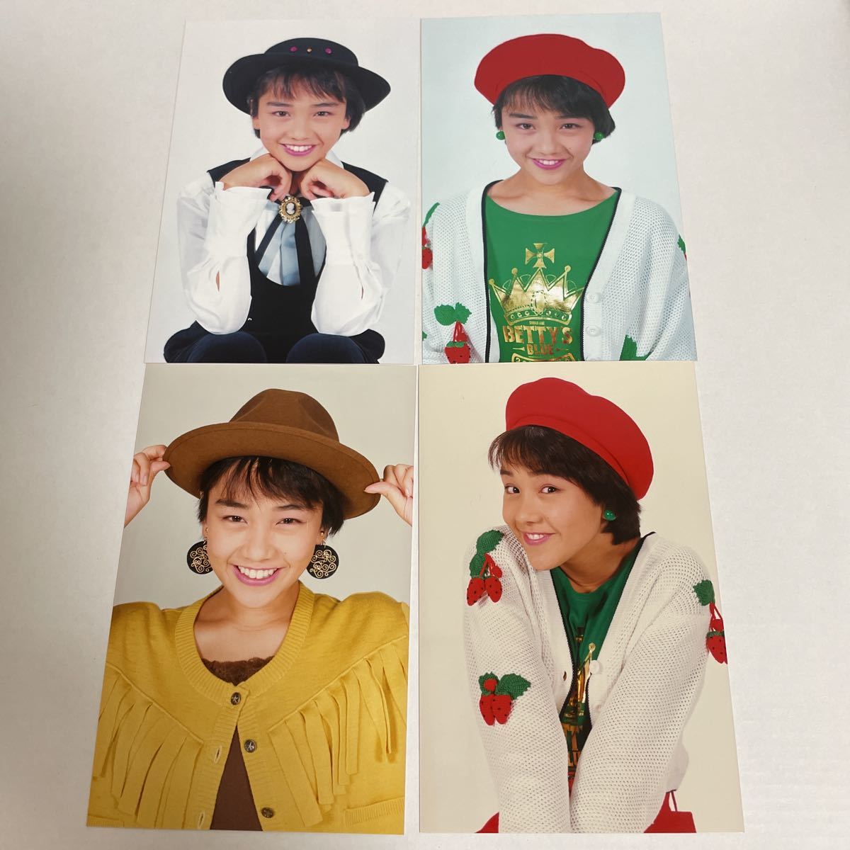 西田ひかる　プロマイド　4枚セット_1