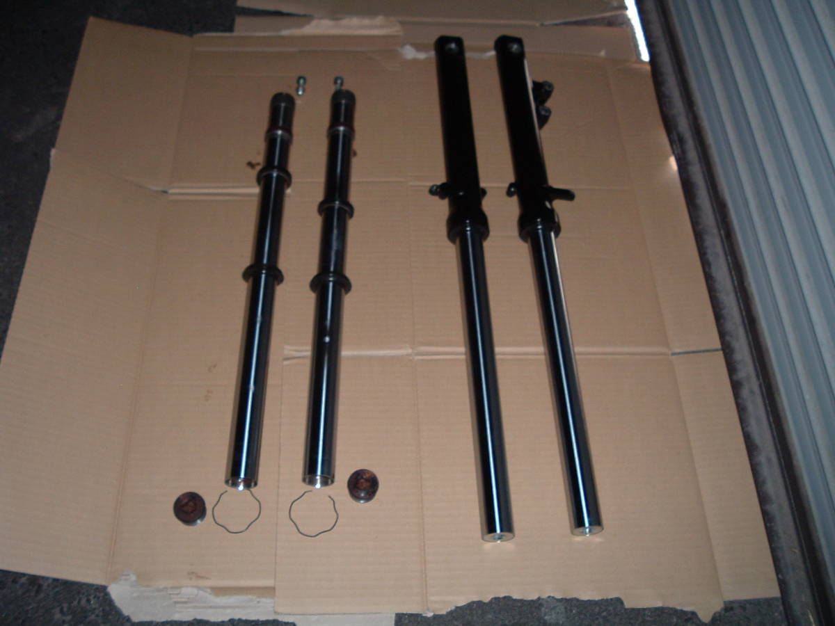 Yahoo!オークション - カワサキ250TRフロントフォーク中古 ジャンク