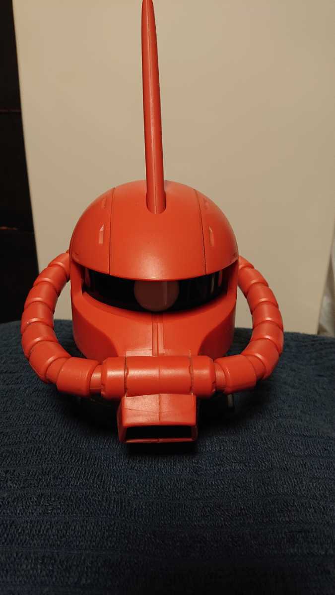 シャア専用ザク ヘッド ヘルメット型 フィギュア ウェアラブルモデル