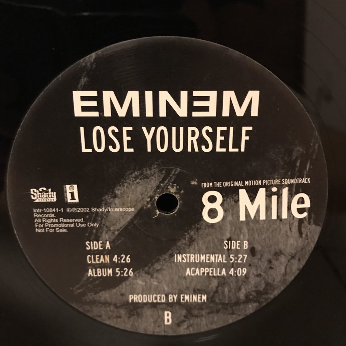 EMINEM LOSE YOURSELF 12インチレコード Yourself Lose Eminem 12インチ - レコード公式ショップ限定 レコード