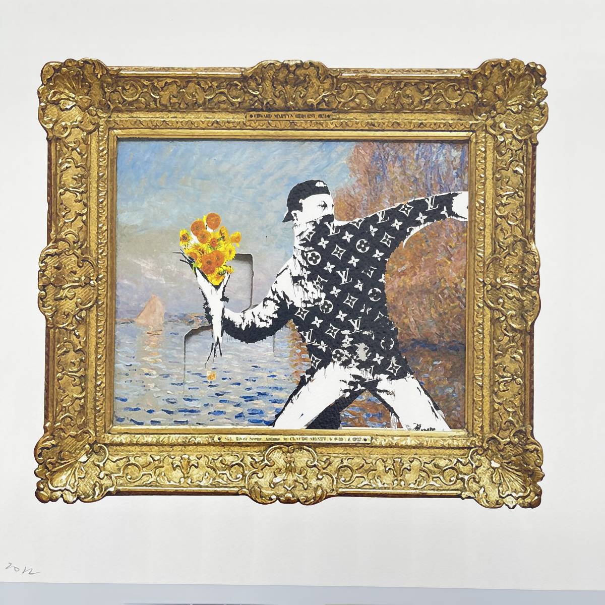 DEATH NYC 世界限定100枚 アートポスター Banksy バンクシー Monet 