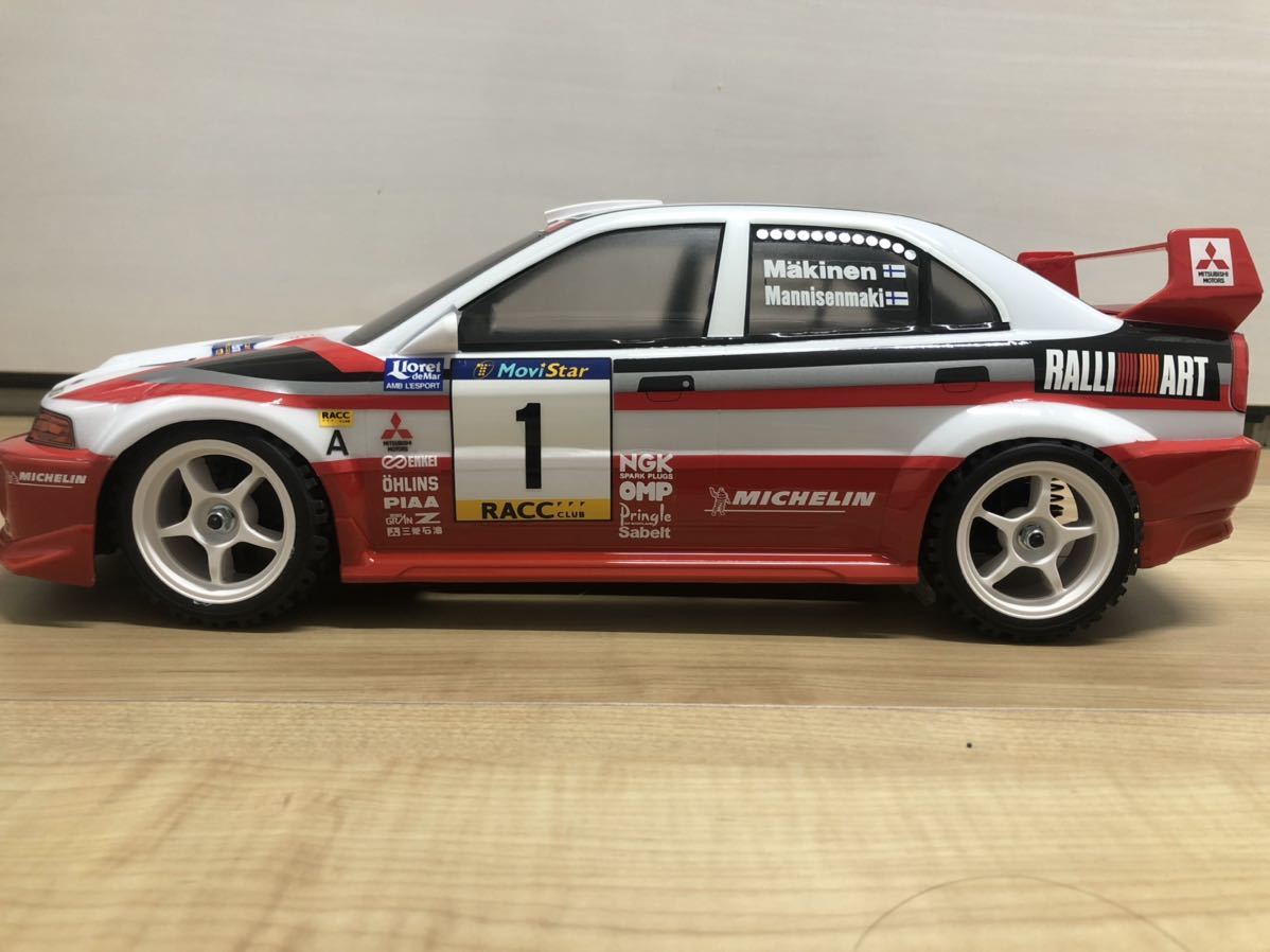 塗装済完成品】タミヤ 1/10 RC 三菱ランサーエボリューションⅤ WRC