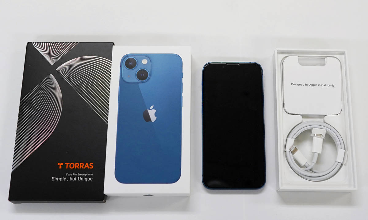iPhone 13 mini 256GB SIMフリー [ブルー] 美品 残債なし 送料込み 