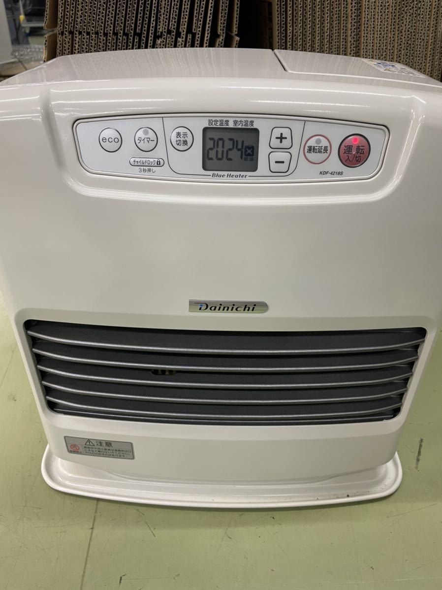 E Dainichi Blue Heater KDF-4218S ダイニチ石油ファンヒーター ブルー