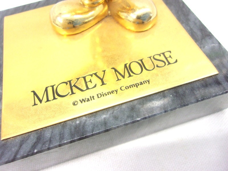 ディズニー ミッキーマウス DISNEY ディズニー100 1000円スタート Disney100 ブロンズ像 置物 Mickey Disney ミッキー Mouse Light 置物の通販 ⁄ 200体限定
