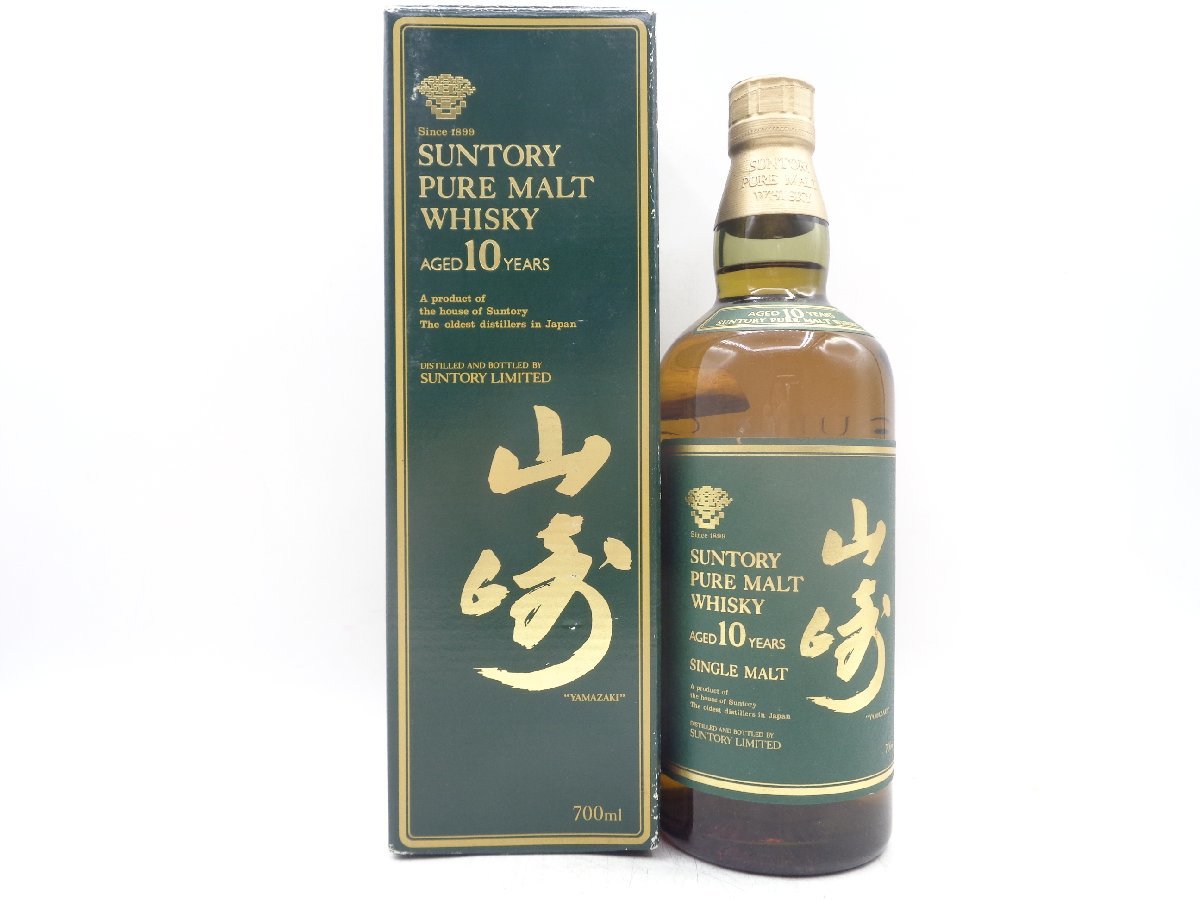 SUNTORY WHISKY サントリー ピュアモルト ウイスキー 山崎 10年
