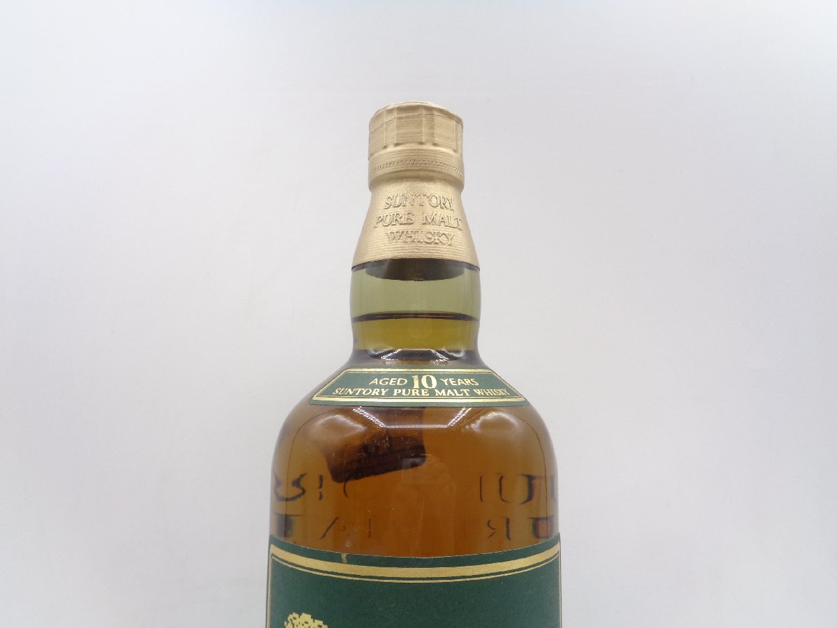 SUNTORY WHISKY サントリー ピュアモルト ウイスキー 山崎 10年