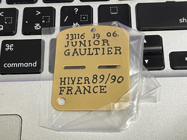 希少 ゴルチエ GAULTIER (JUNIOR GAULTIER) SHOW HIVER89/90 