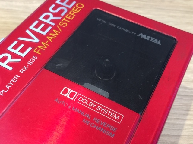 ナショナル National カセットプレーヤー (NO.M0051) RED Yahoo
