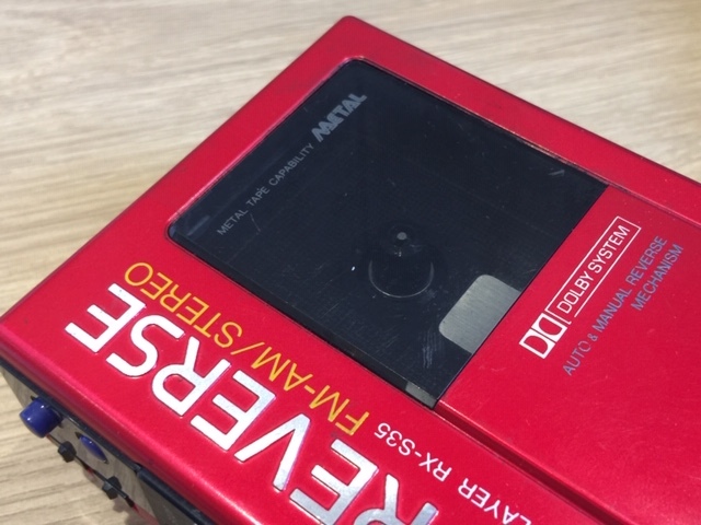 ナショナル National カセットプレーヤー (NO.M0051) RED Yahoo