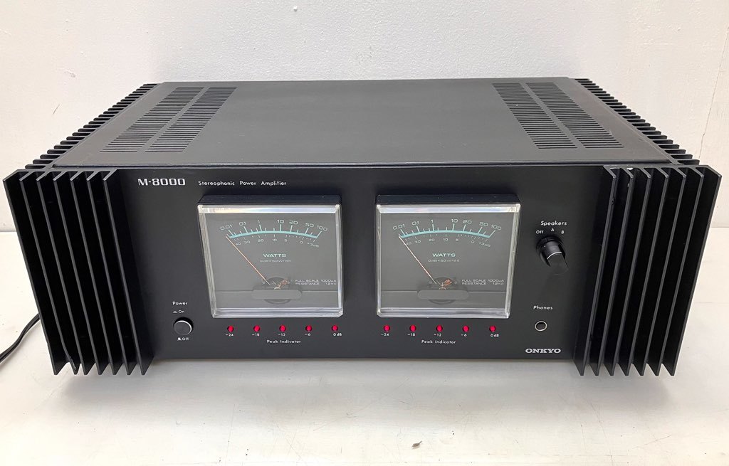 ONKYO - M-8000 | Yahoo!オークション Onkyo : 動作品（VU AMP 音の 