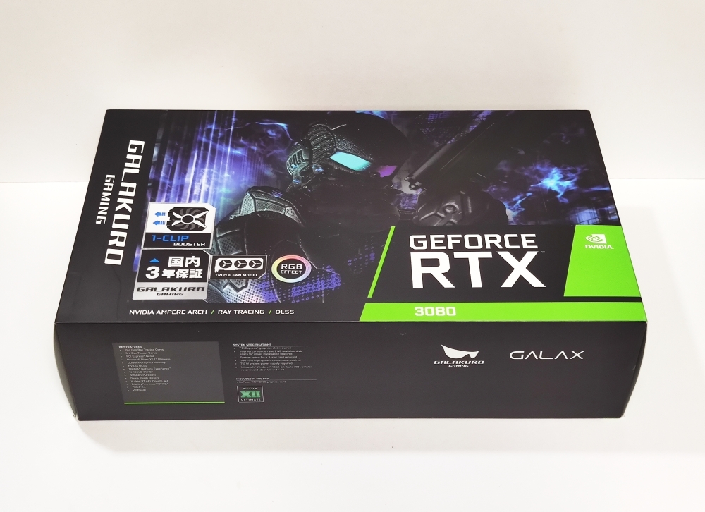 玄人志向 NVIDIA GeForce RTX3080 搭載 グラフィックボード GDDR6X