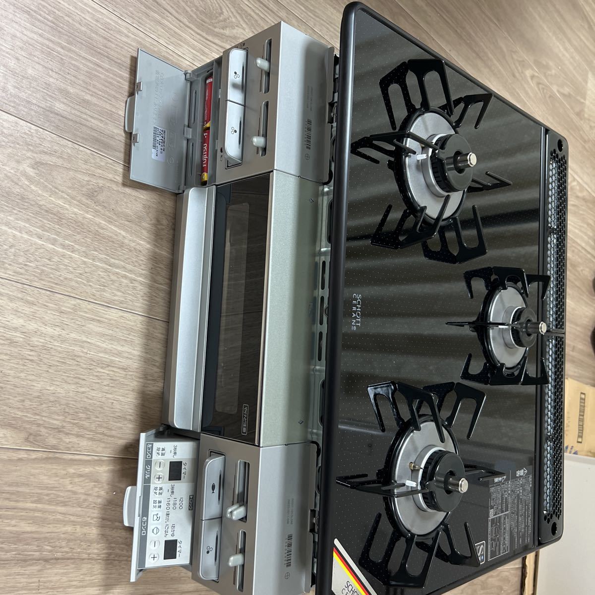 展示場取り外し品 rinnaiリンナイ ビルトインガスコンロ RB31AW13B1R 