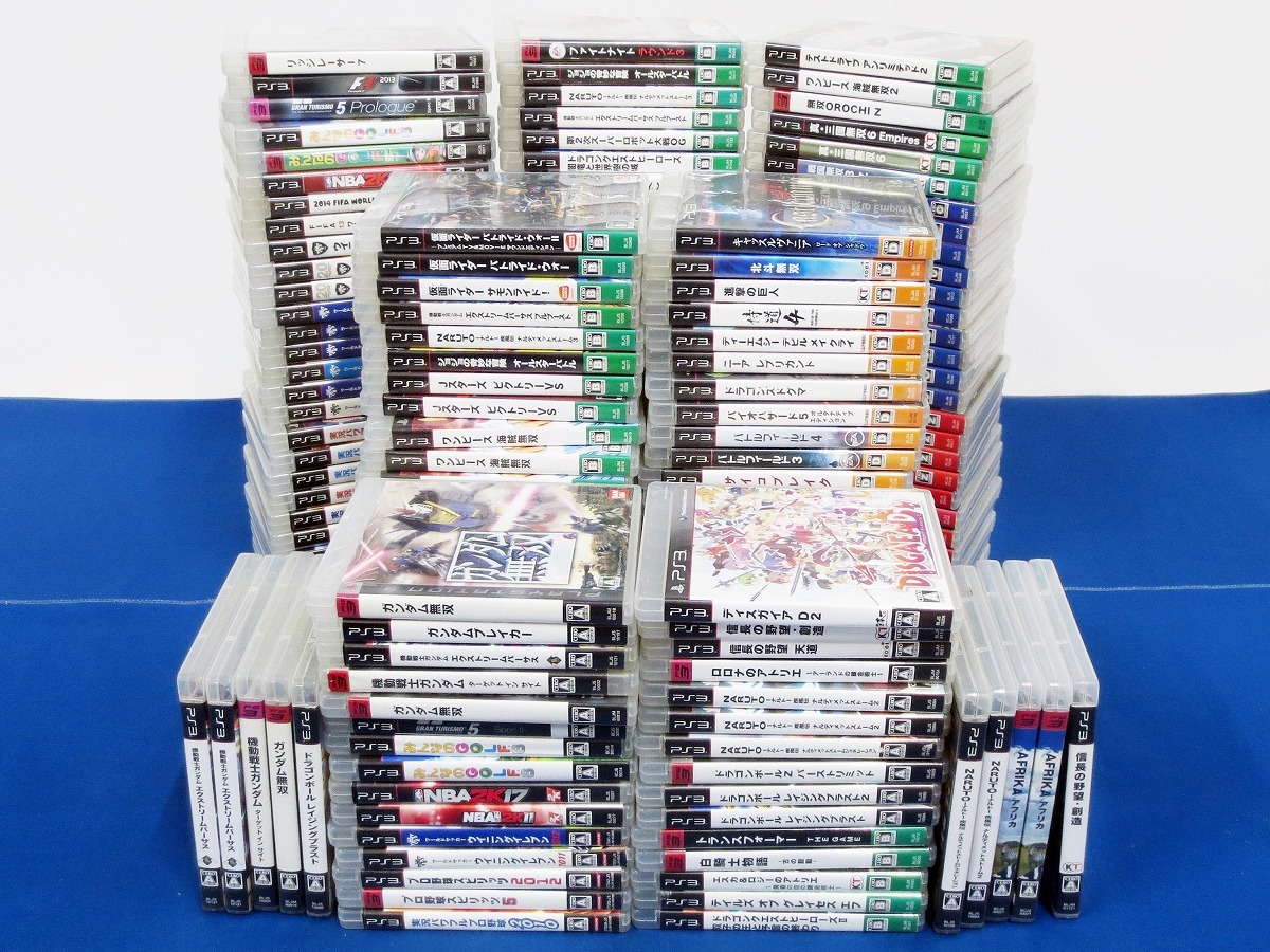 1円～★PS3 ジャンクソフトまとめ売り 180本セット ※ジャンク・現状渡し※ (9628) PS3 ソフト まとめ売り など セット 約223点