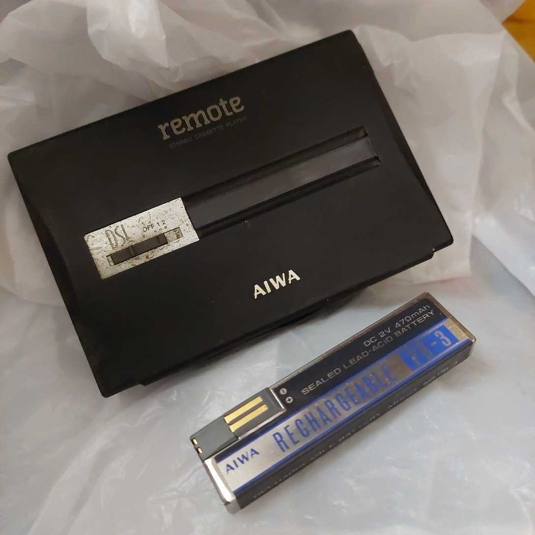 AIWA HS-PL35 カセットプレイヤー remote アイワ【関連】→カセットボーイ