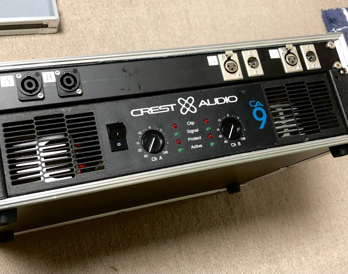 CREST AUDIO CA9 - Power Audio CA4 Amplifier ステレオパワーアンプ