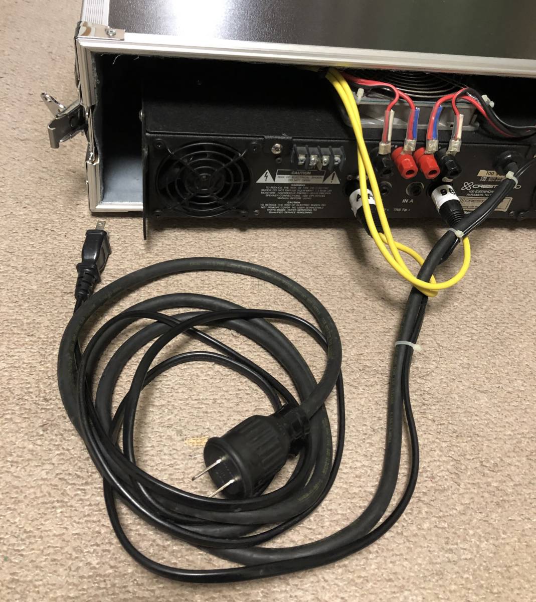 【動作品】CREST AUDIO パワーアンプ CA9 クレストオーディオ CREST AUDIO CA9 - Power Audio CA4 Amplifier ステレオパワーアンプ
