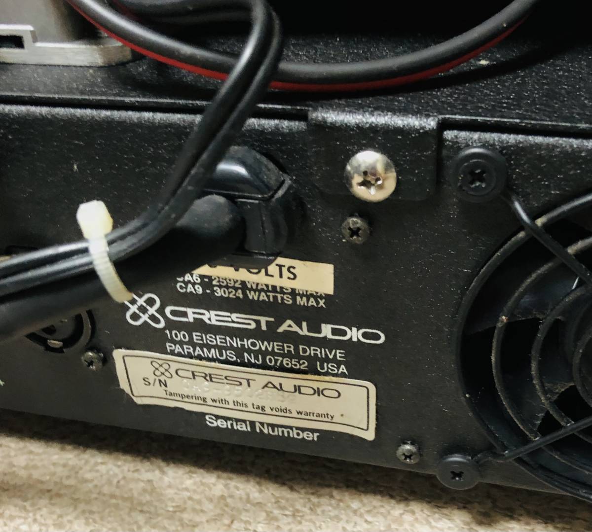 CREST AUDIO CA9 - Power Audio CA4 Amplifier ステレオパワーアンプ