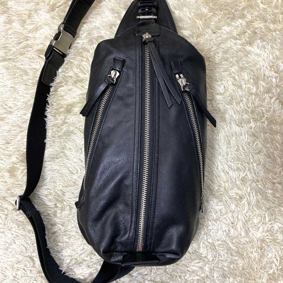 COACH⁄コーチ トンプソン レザーワンショルダーバッグ⁄ボディバッグ