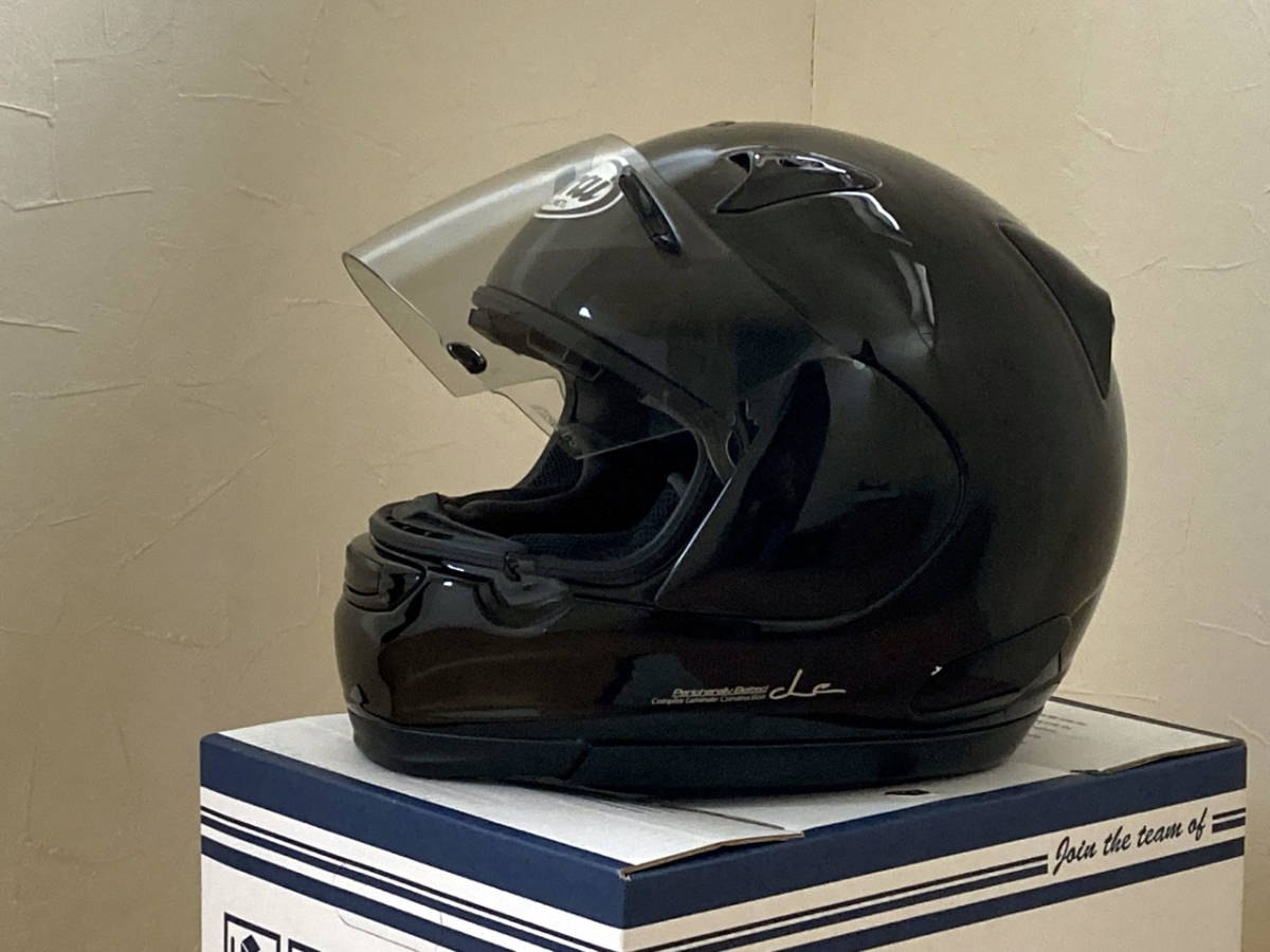 Arai RX7 RR5 グラスブラック59-60cm 透明シールド付 フルフェイス